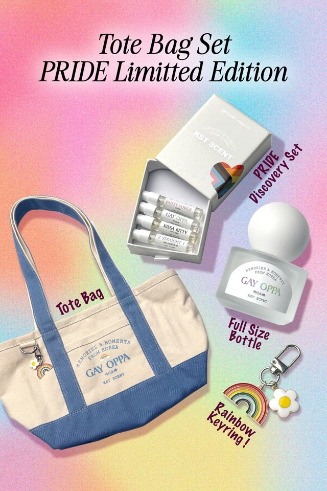 [KST] PRIDE Tote Bag Set 🏳️‍🌈✨