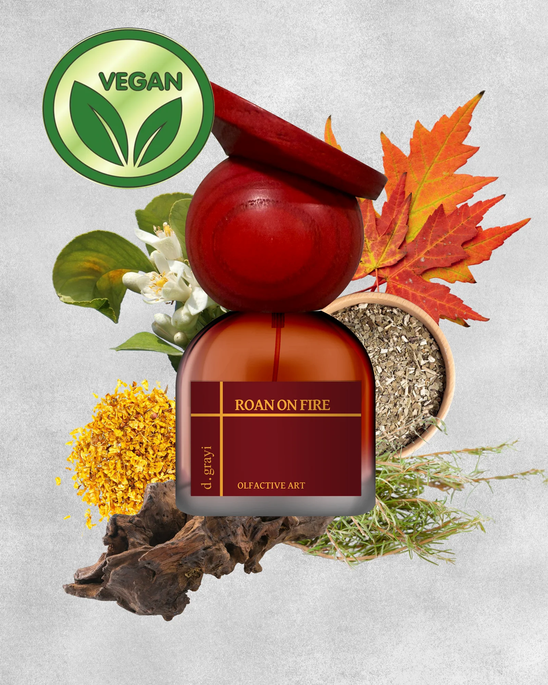 Roan On Fire (Maple, Hawthorn Berry & Incense) - lv1 studio